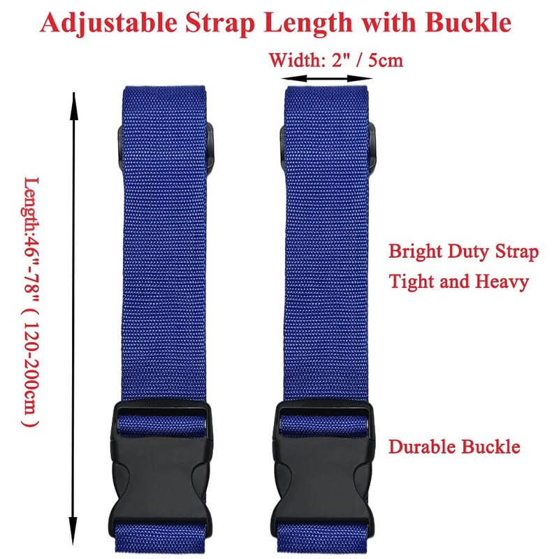 Adjustable Luggage Straps Suitcase Belts Travel Bag Accessories, 2 Meter