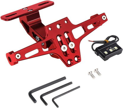 Motorcycle License Plate Bracket Fender Eliminator Kit Universal Motorcycle Tail Tidy Motorcycle License Plate Holder Mount