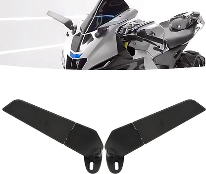 OM30 Rearview Rotating Side Steath Mirrors Adjustable Wind Wing Multi-angle Compactable with Kawasaki Ninja 250 300 400 Yamaha R25 R3 R15 V3/V4
