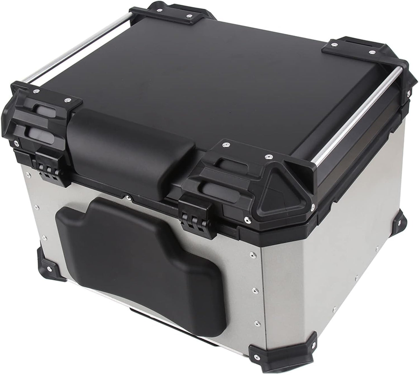 Motorcycle Luggage Box Back Cushion, Motorbike Damping Accessories, PU Leather 3cm Thickness Tail Box Passenger Backrest Support Damping Pad.