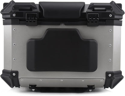 Motorcycle Luggage Box Back Cushion, Motorbike Damping Accessories, PU Leather 3cm Thickness Tail Box Passenger Backrest Support Damping Pad.
