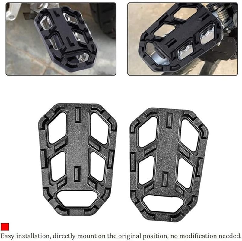 GUB Motorcycle Wide Foot Pegs Pedals Rest Footrest Footpeg Extention Enlarge Parts for G310GS G310R R1200GS R1250/ADV S1000XR F750GS F850GS R9T R NineT Scrambler RnineT R Nine T Urban GS