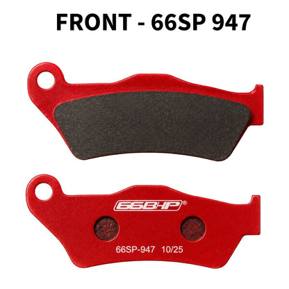 66BHP Semi-Ceramic Brake Pads for Royal Enfield Hunter 350