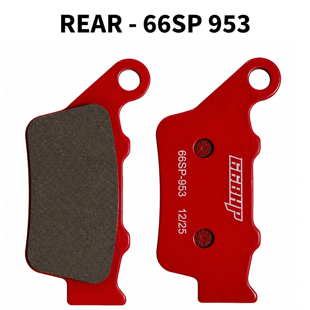 66BHP Semi-Ceramic Brake Pads for Royal Enfield Hunter 350