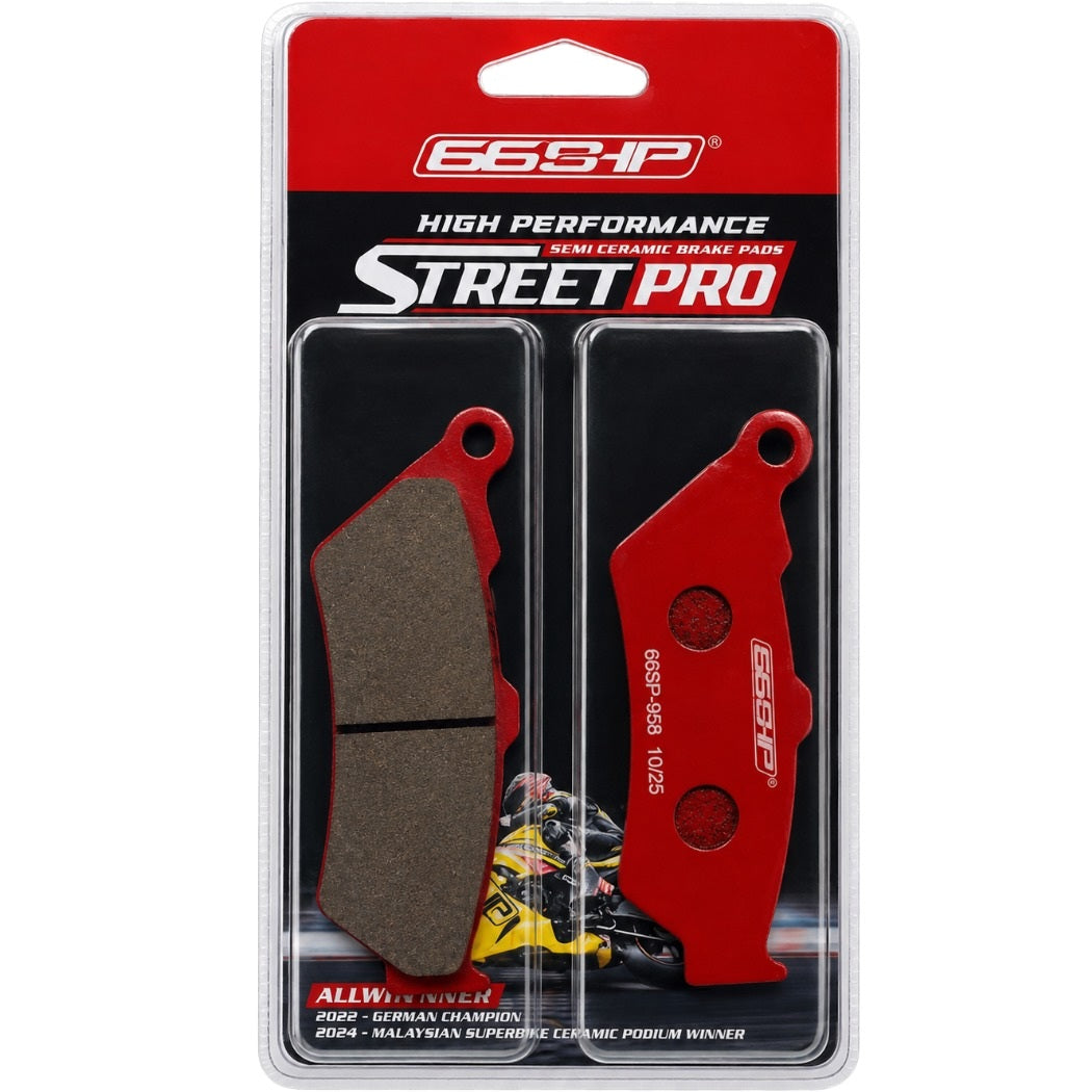 66BHP Semi-Ceramic Brake Pads for Royal Enfield Interceptor 650