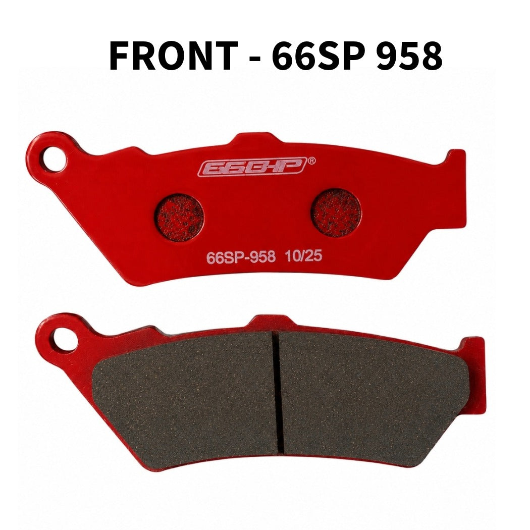 66BHP Semi-Ceramic Brake Pads for Royal Enfield Himalayan 450