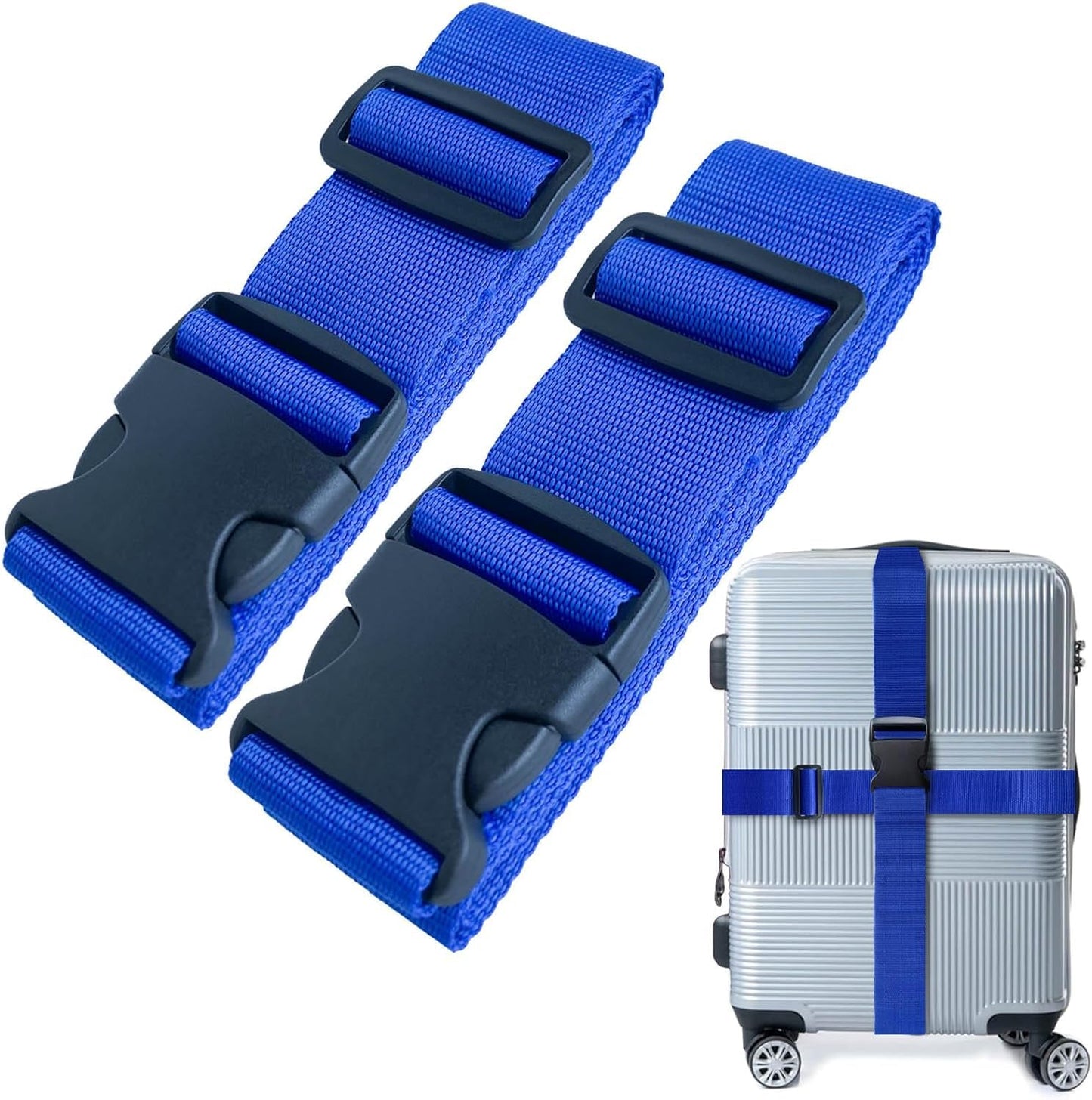 Adjustable Luggage Straps Suitcase Belts Travel Bag Accessories, 2 Meter