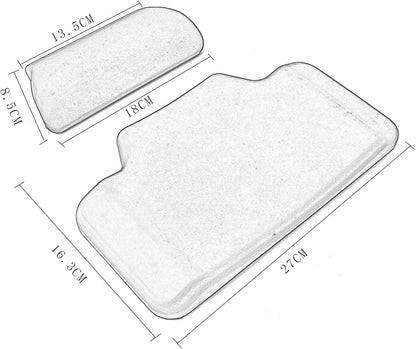 Motorcycle Luggage Box Back Cushion, Motorbike Damping Accessories, PU Leather 3cm Thickness Tail Box Passenger Backrest Support Damping Pad.