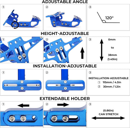 Motorcycle License Plate Bracket Fender Eliminator Kit Universal Motorcycle Tail Tidy Motorcycle License Plate Holder Mount