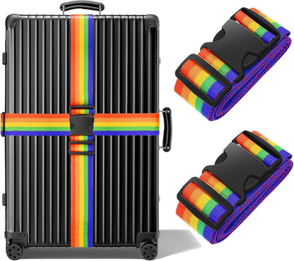Adjustable Luggage Straps Suitcase Belts Travel Bag Accessories, 2 Meter