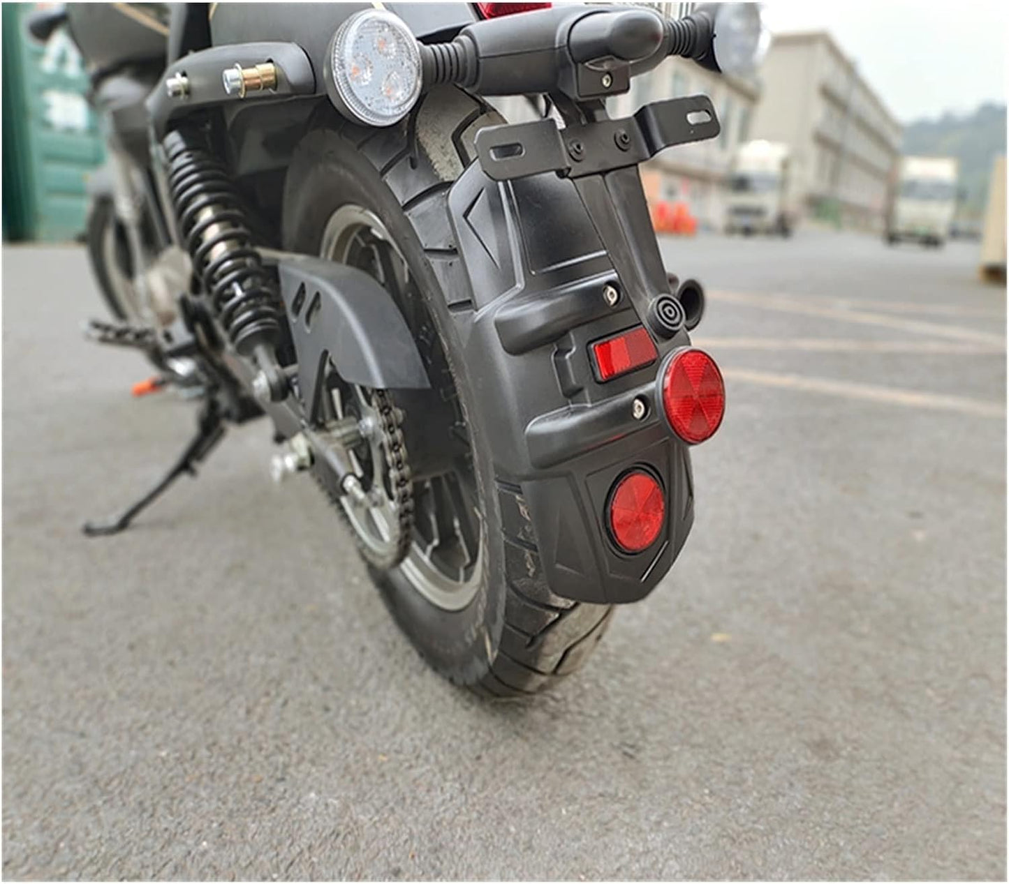 Premium Rear Reflector Tyre Hugger | Mudguard | Splash Guard For HON-DA HIGHNESS CB/RS 350