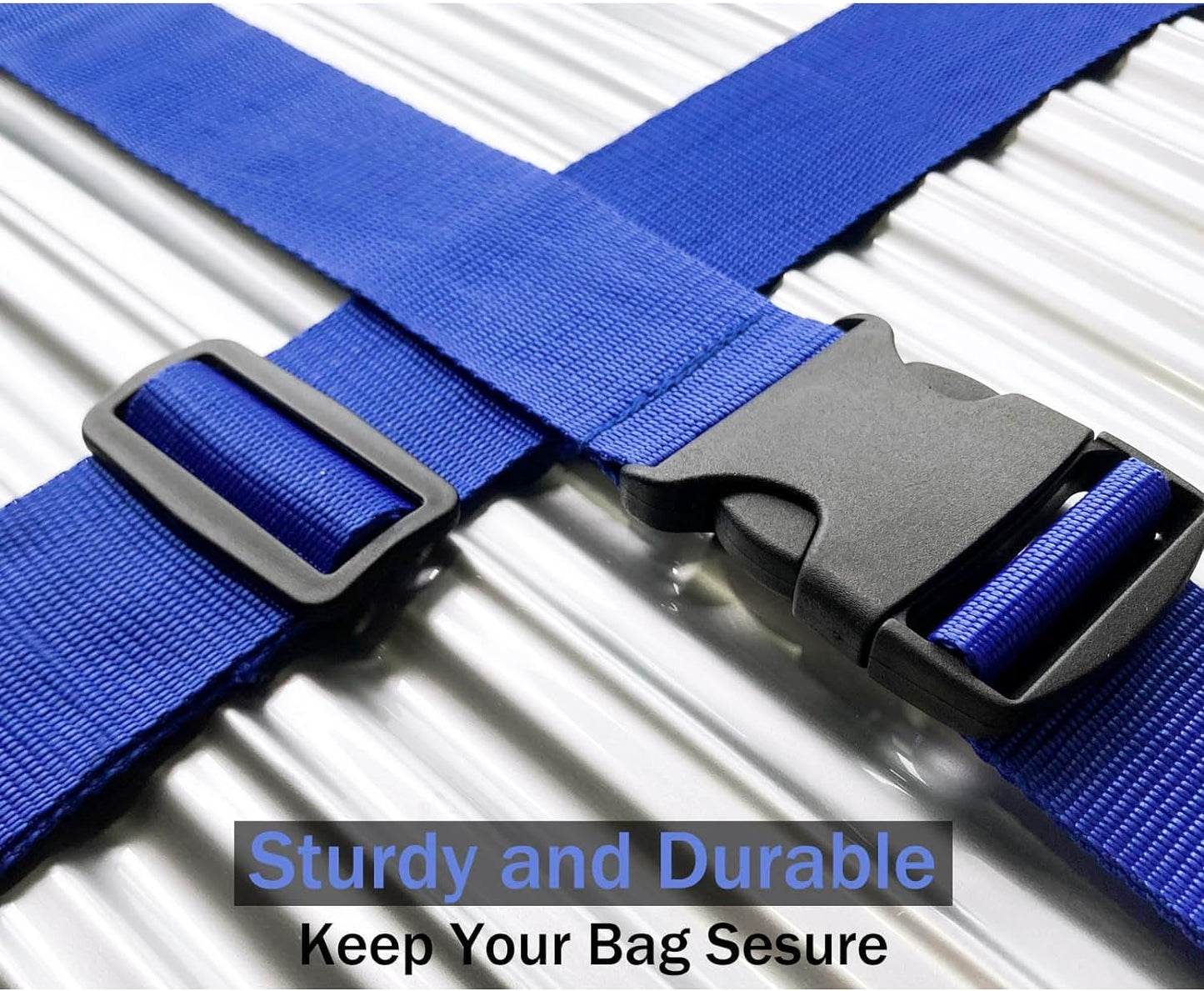 Adjustable Luggage Straps Suitcase Belts Travel Bag Accessories, 2 Meter