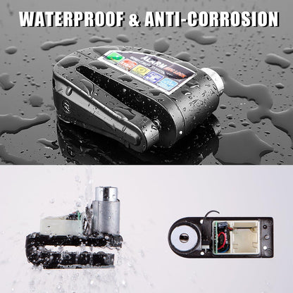 GUB Alarm Disc Lock Motorbike Anti-Theft Disc Brake Lock with 110dB Alarm Siren Sound for Motorcycle Bike Scooter (DISC Lock Alarm)