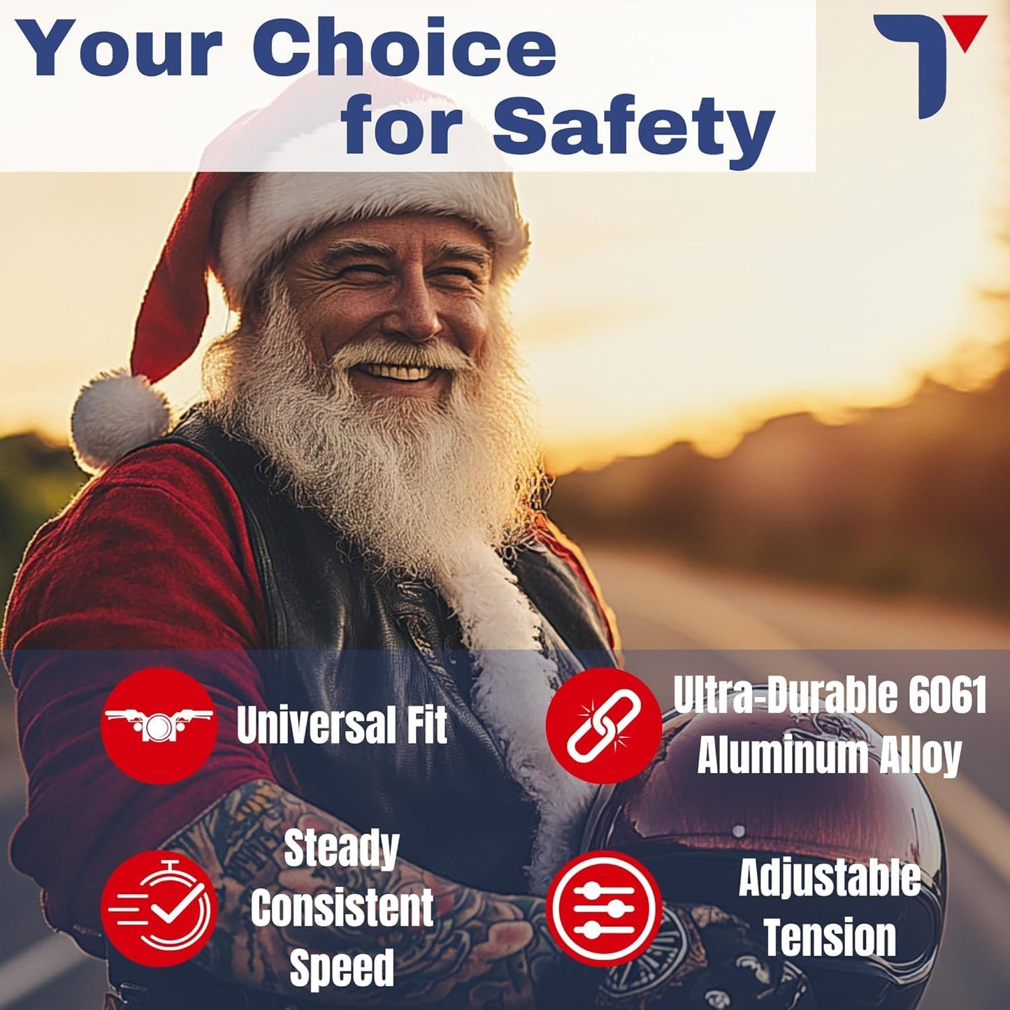 GUB Durable Universal Motorcycle Throttle Lock, Control Assist - Wrist Support for Long Riding Trips, Adjustable Tension - Cruise Control Alternatives, Black