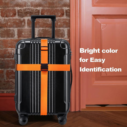 Adjustable Luggage Straps Suitcase Belts Travel Bag Accessories, 2 Meter