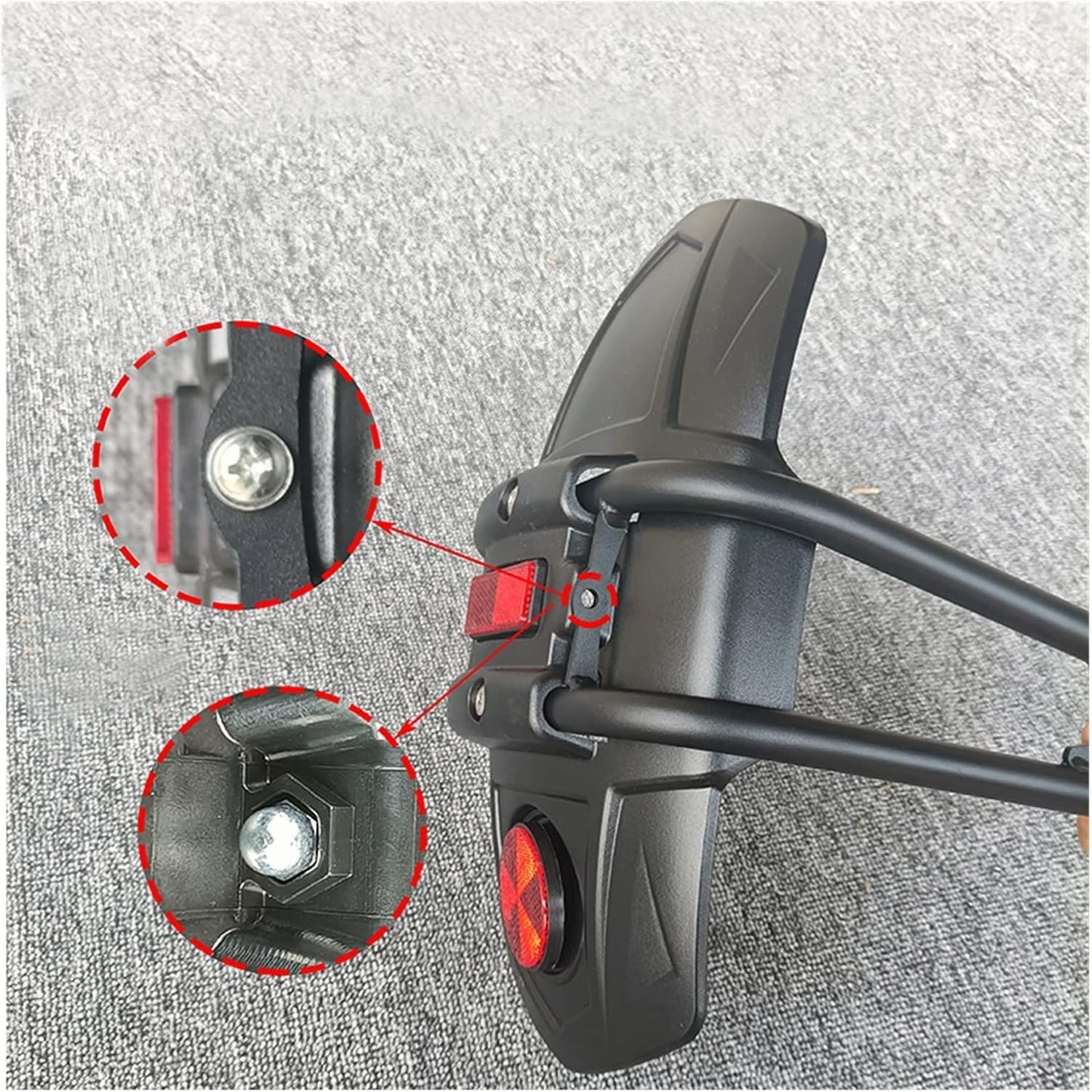 Premium Rear Reflector Tyre Hugger | Mudguard | Splash Guard For HON-DA HIGHNESS CB/RS 350