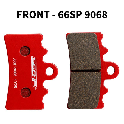 66BHP Semi-Ceramic Brake Pads for BAJAJ DOMINAR 400 (UG19)