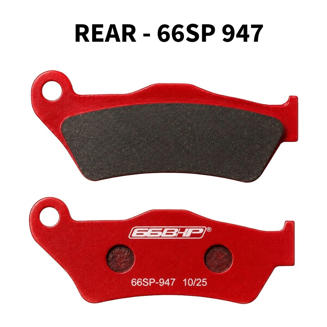 66BHP Semi-Ceramic Brake Pads for Royal Enfield Super Meteor 650