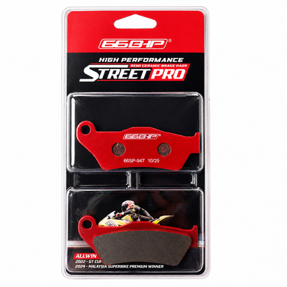 66BHP Semi-Ceramic Brake Pads for Royal Enfield Meteor 350