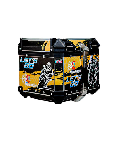 LGP Premium Aluminum GS Graphics 45 Liters Top Box
