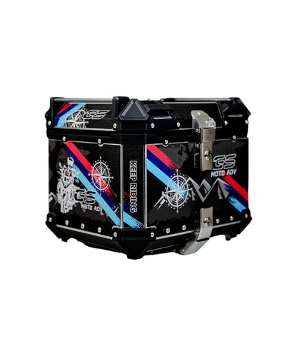 LGP Premium Aluminum Graphics 45 Liters Top Box