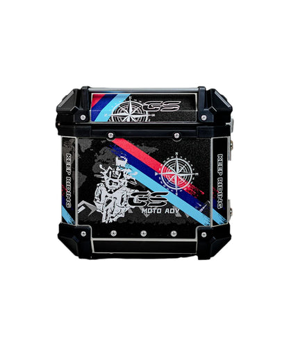 LGP Premium Aluminum Graphics 45 Liters Top Box