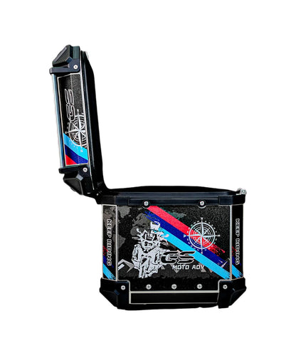 LGP Premium Aluminum Graphics 45 Liters Top Box
