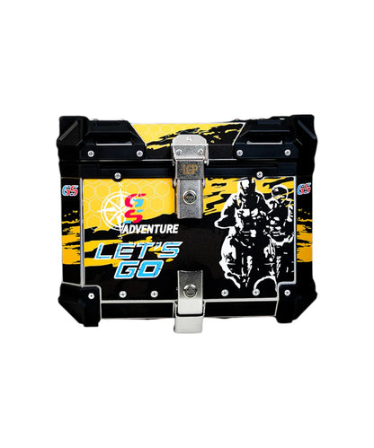 LGP Premium Aluminum GS Graphics 45 Liters Top Box