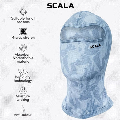Scala Face Mask for Men & Women, Air-X Single Balaclava for Bike Riding UV Protected Breathable Helmet Liner, Anti-Hair Fall, Sweat Absorbing