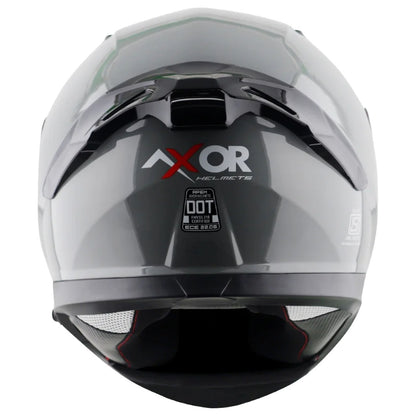 Axor Apex Solid ISI ECE DOT Certified Matt Black Full Face Dual Visor Helmet for Men and Women with Pinlock Fitted Outer Clear Visor and Inner Smoke Sun Visor