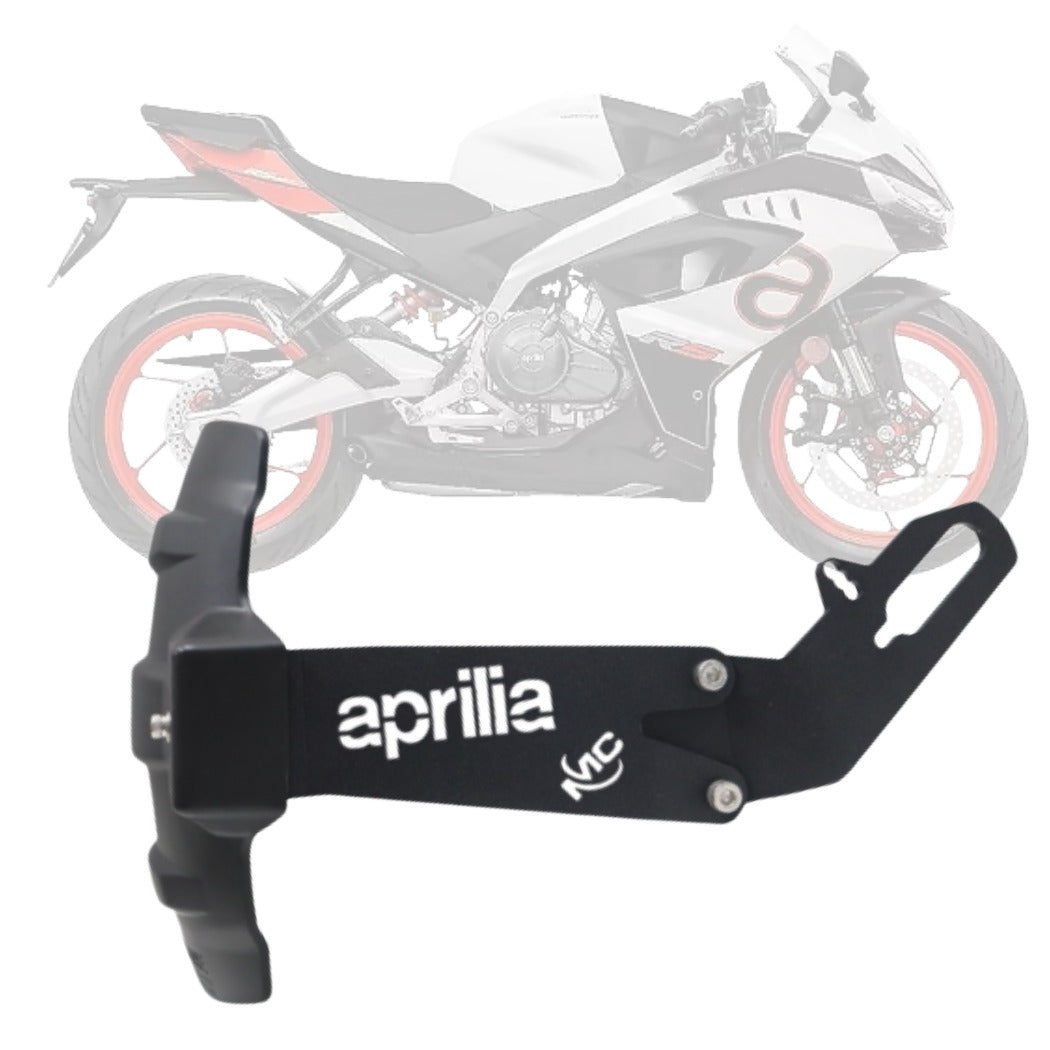 Motorcycle Rear Tyre Hugger Mudguard Splash Guard with Only Suitable for APRILIA RS 457, Black