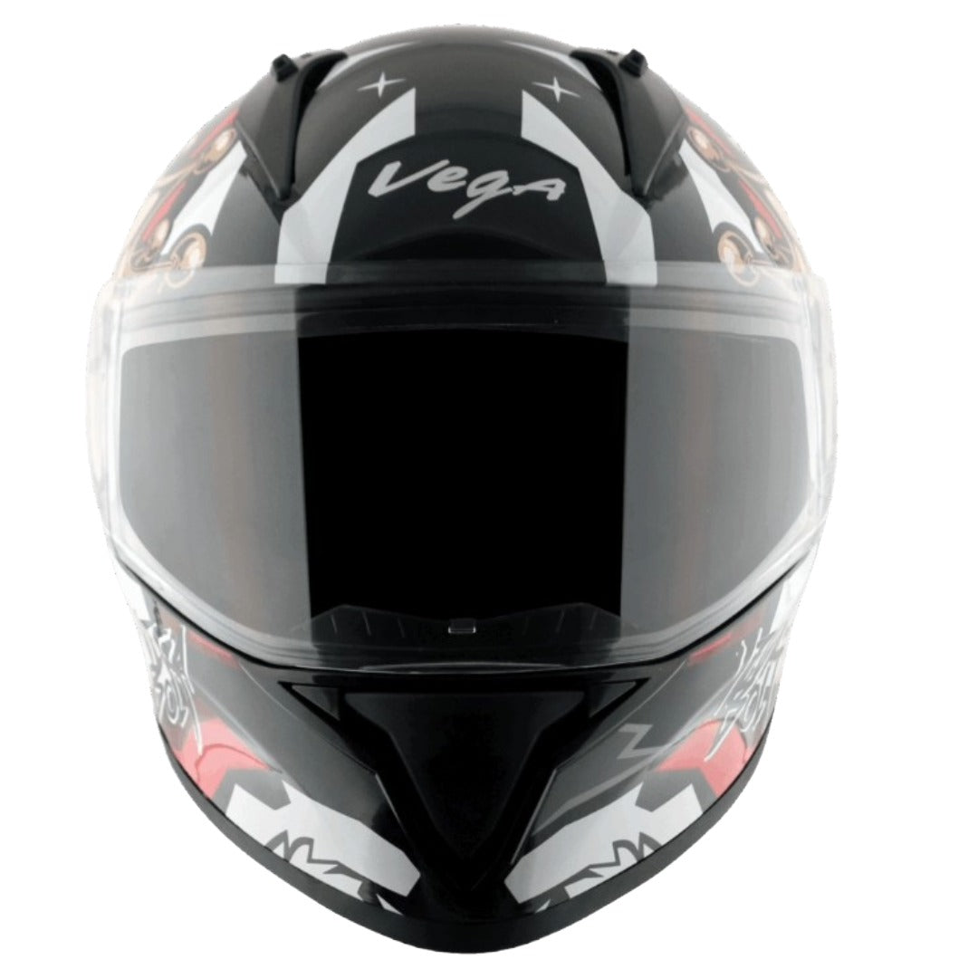 GUB Vega Bolt Crown Men ISI and DOT Certified Full Face Helmet
