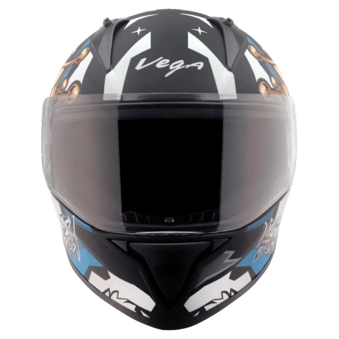 GUB Vega Bolt Crown Men ISI and DOT Certified Full Face Helmet