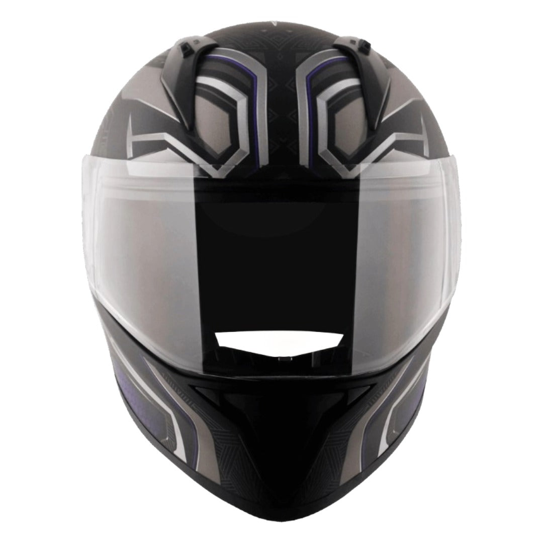 GUB Bolt Marvel Black Panther Edition Matte Finish Helmet