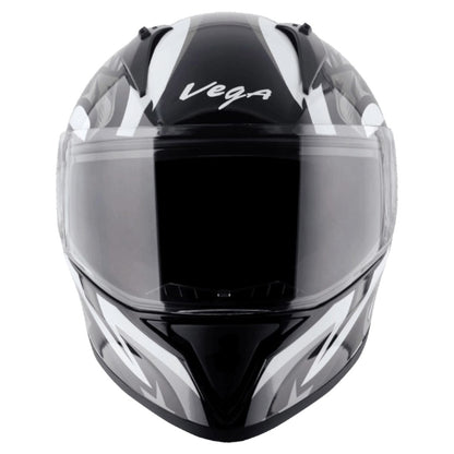Vega Bolt Speedx ISI and DOT Certified Full Face Helmet for Men with Clear Visor