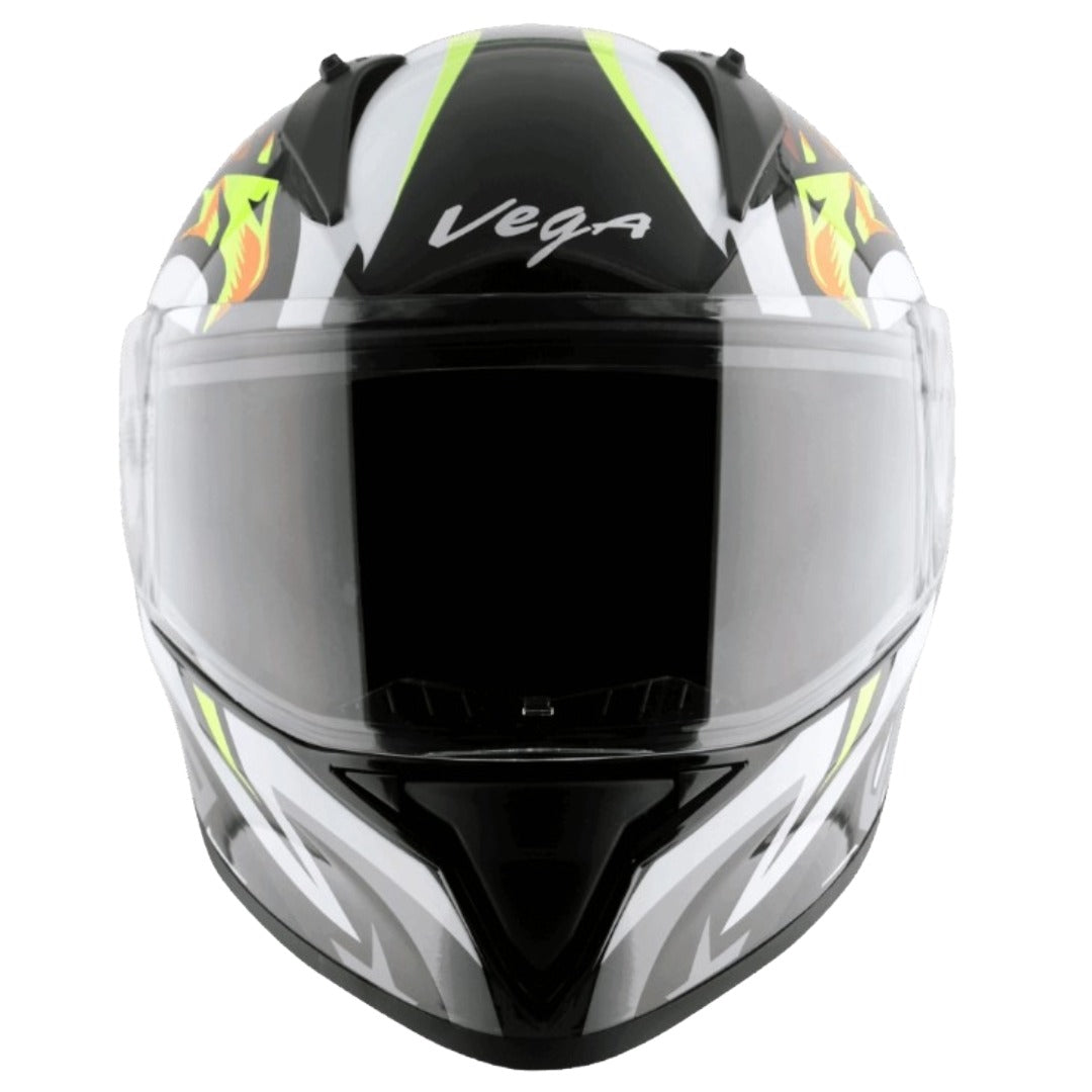 GUB Vega Bolt Speedx ISI and DOT Certified Full Face Helmet for Men with Clear Visor