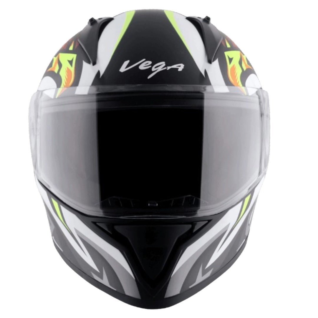 GUB Vega Bolt Speedx ISI and DOT Certified Full Face Helmet for Men with Clear Visor