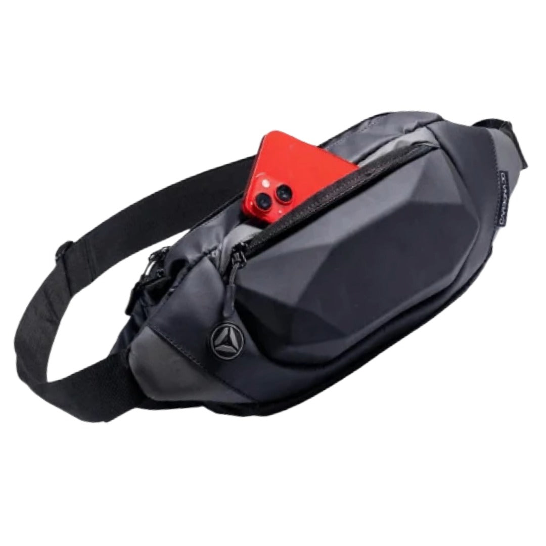 Carbonado Rock Waist Pouch - Black