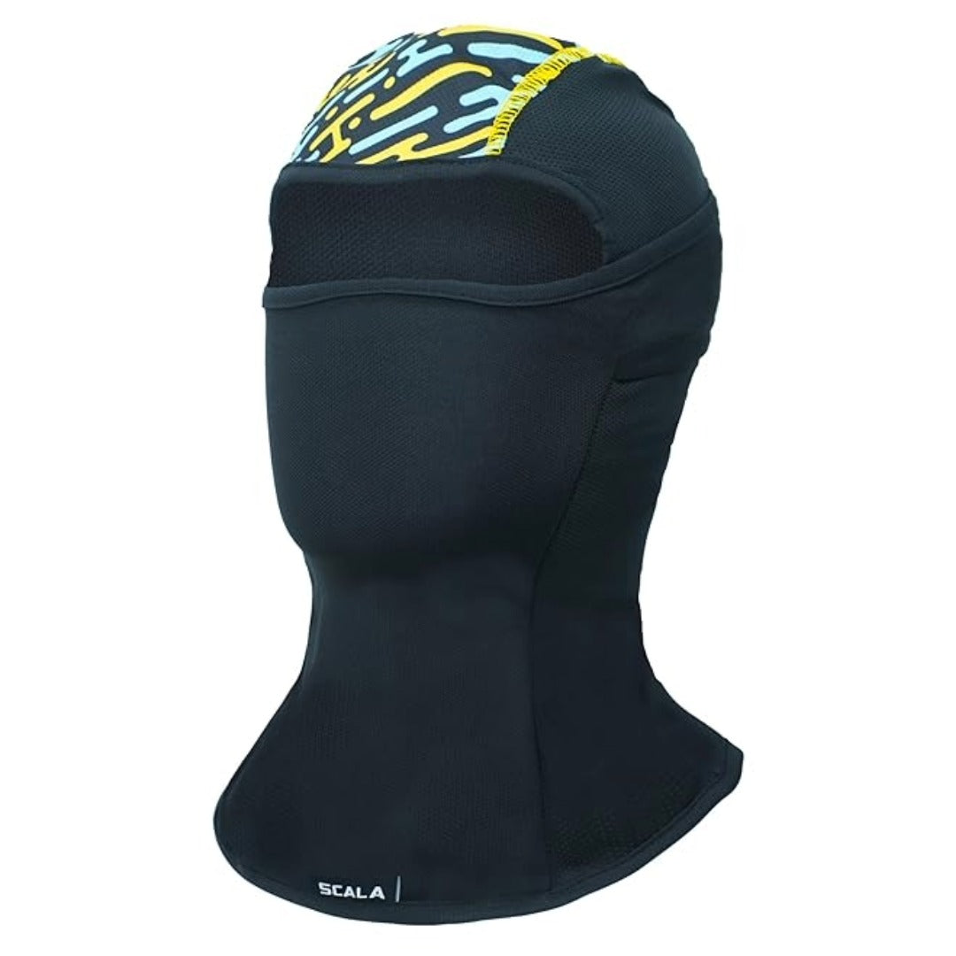 SCALA Coolknit Multipanel Balaclava Face Mask for Men & Women Balaclava for Bike Riding, UV Protected Breathable Helmet Liner, Anti-Hair Fall, Sweat Absorbing & Odour Free