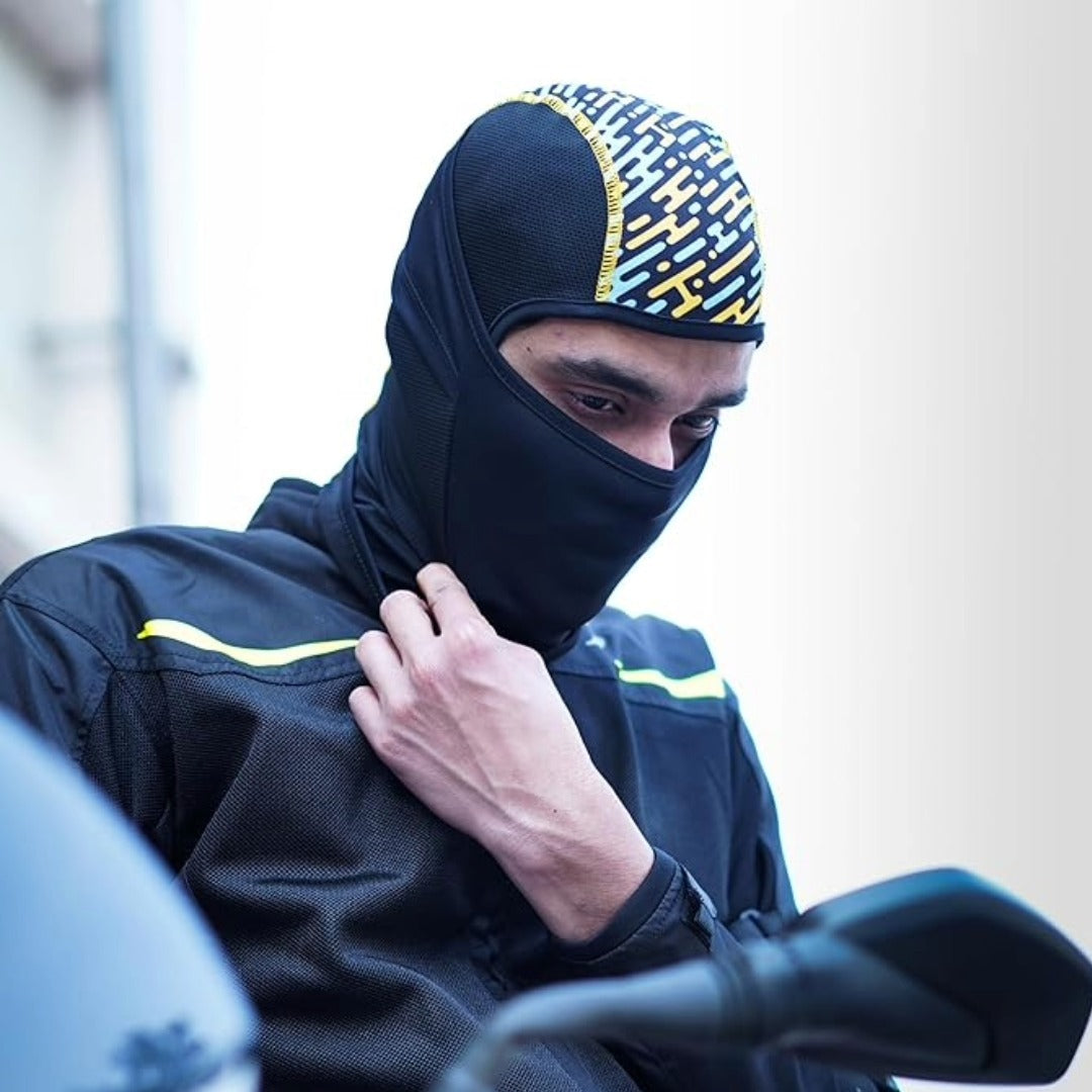 SCALA Coolknit Multipanel Balaclava Face Mask for Men & Women Balaclava for Bike Riding, UV Protected Breathable Helmet Liner, Anti-Hair Fall, Sweat Absorbing & Odour Free