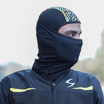SCALA Coolknit Multipanel Balaclava Face Mask for Men & Women Balaclava for Bike Riding, UV Protected Breathable Helmet Liner, Anti-Hair Fall, Sweat Absorbing & Odour Free