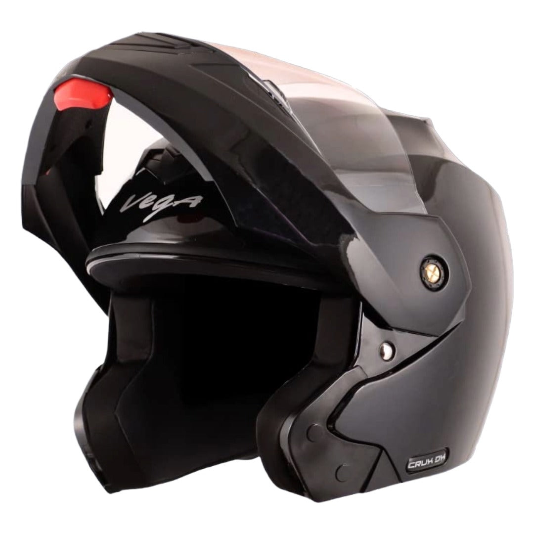 GUB Vega Crux ISI Certified Flip-Up Helmet for Men and Women with Clear Visor