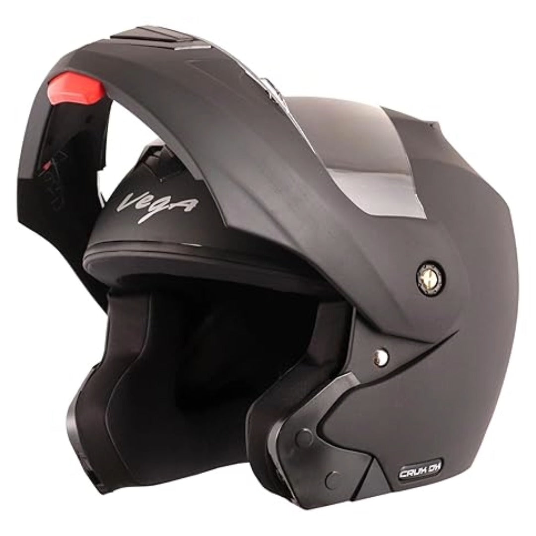 GUB Vega Crux ISI Certified Flip-Up Helmet for Men and Women with Clear Visor