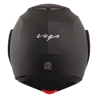 Vega Crux ISI Certified Flip-Up Helmet for Men and Women with Clear Visor