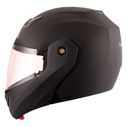 Vega Crux ISI Certified Flip-Up Helmet for Men and Women with Clear Visor