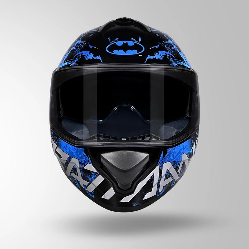 GUB STUDDS DRIFTER BATMAN EDITION HELMET WITH DUAL VISOR ISI AND DOT CERTIFICATION