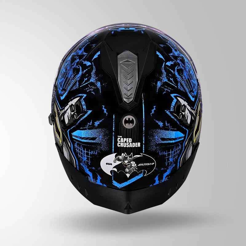 GUB STUDDS DRIFTER BATMAN EDITION HELMET WITH DUAL VISOR ISI AND DOT CERTIFICATION