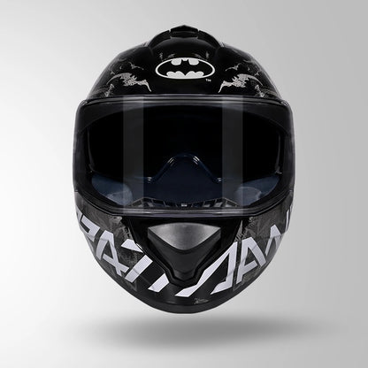 STUDDS DRIFTER BATMAN EDITION HELMET WITH DUAL VISOR ISI AND DOT CERTIFICATION