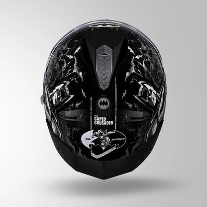 STUDDS DRIFTER BATMAN EDITION HELMET WITH DUAL VISOR ISI AND DOT CERTIFICATION