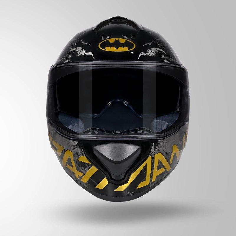 GUB STUDDS DRIFTER BATMAN EDITION HELMET WITH DUAL VISOR ISI AND DOT CERTIFICATION